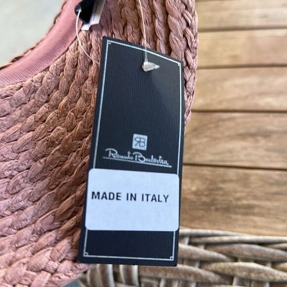 Renato Balestra Pink Paper Straw Visor - Picture 3 of 6